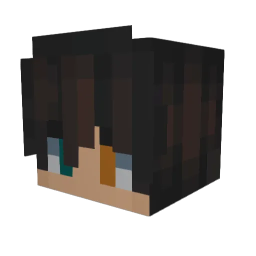 f1nnth3goat Minecraft avatar head, 3D render