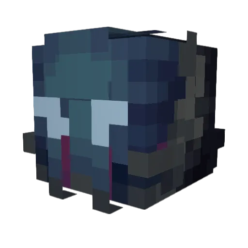 f1orez Minecraft avatar head, 3D render