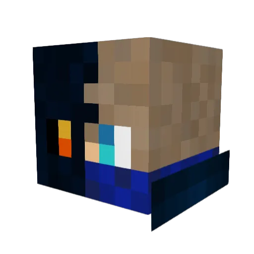 f1stashka_ Minecraft avatar head, 3D render