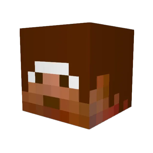 f3anor Minecraft avatar head, 3D render