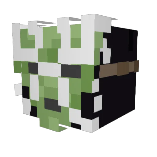 f3ismyname Minecraft avatar head, 3D render
