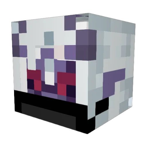 f3mboylvr Minecraft avatar head, 3D render