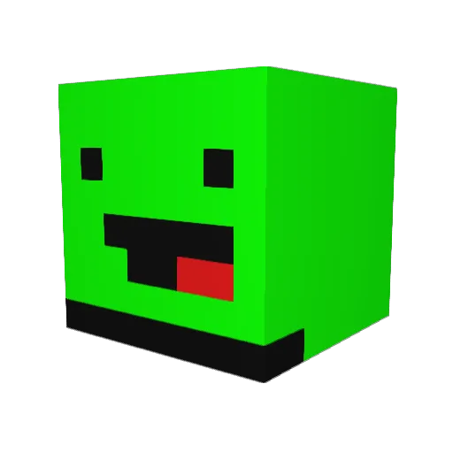 f3ntqueen Minecraft avatar head, 3D render