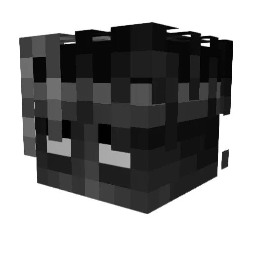 f3rsha Minecraft avatar head, 3D render