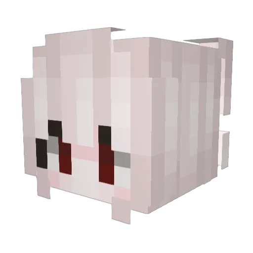 f4lopead2 Minecraft avatar head, 3D render