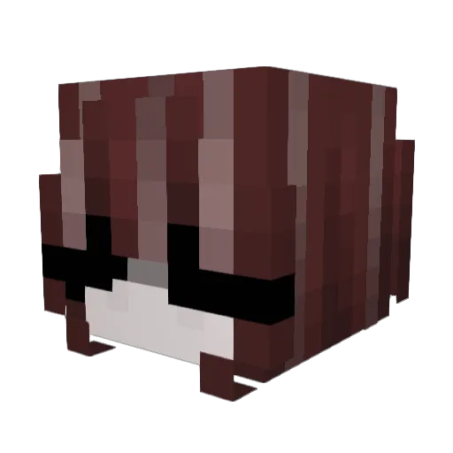 f4rtmachine Minecraft avatar head, 3D render
