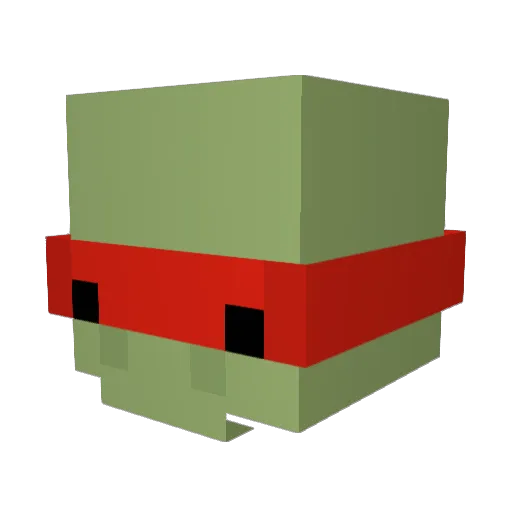 f4sma Minecraft avatar head, 3D render