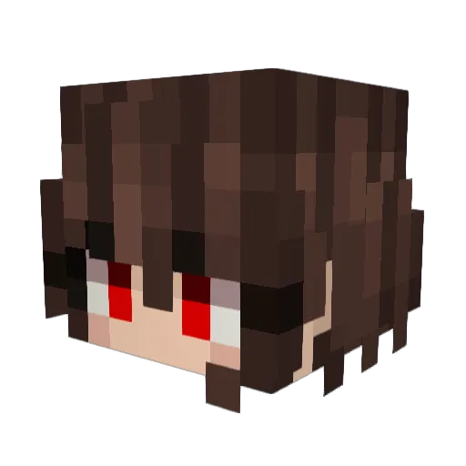 f4t4I Minecraft avatar head, 3D render