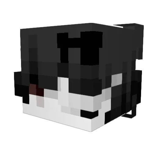 f4vx Minecraft avatar head, 3D render