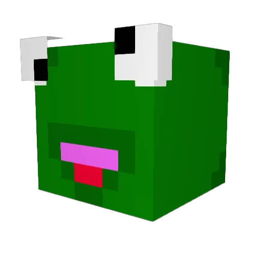 f6runner Minecraft avatar head, 3D render