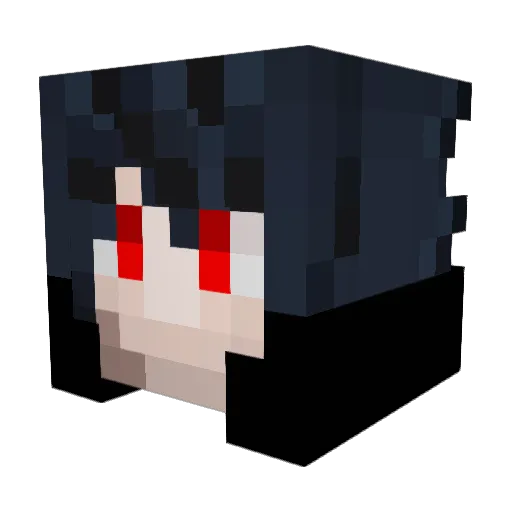 f7HaDxKiLLeR Minecraft avatar head, 3D render