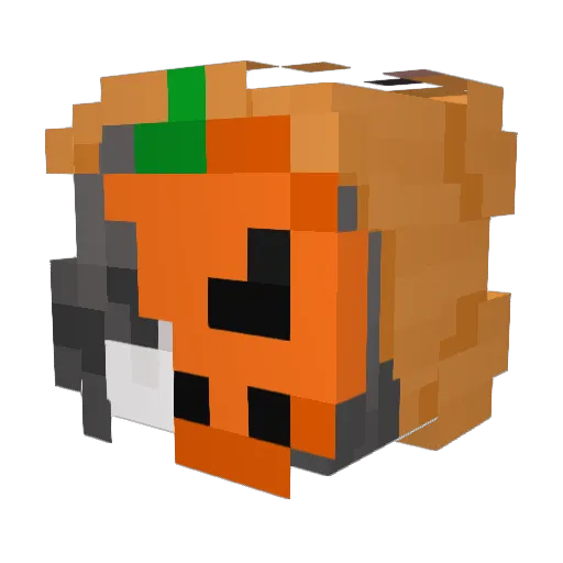 f7y5 Minecraft avatar head, 3D render