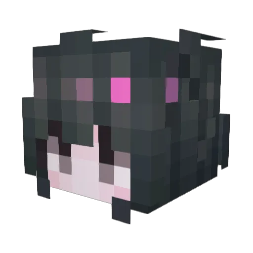 f8n3 Minecraft avatar head, 3D render