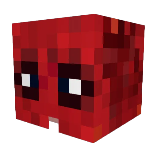 f9k Minecraft avatar head, 3D render