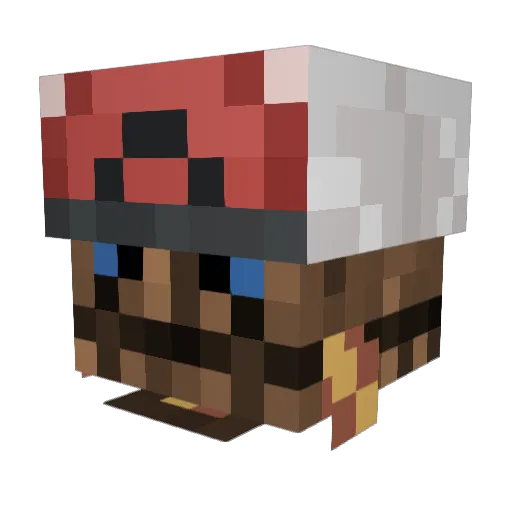 fAgOit1 Minecraft avatar head, 3D render