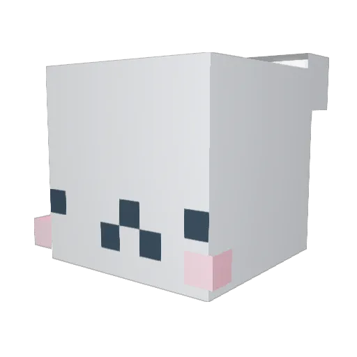 fEightty Minecraft avatar head, 3D render