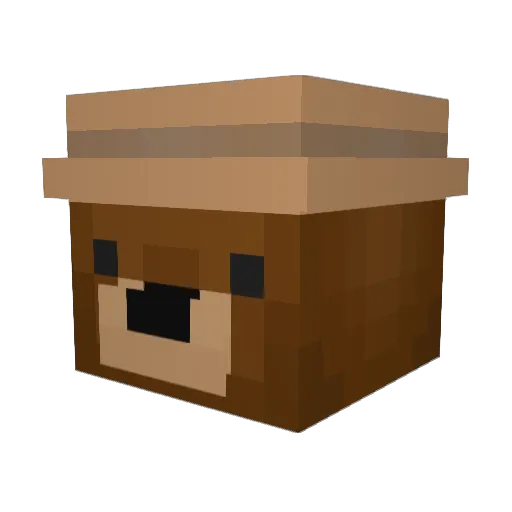 fFFabio Minecraft avatar head, 3D render