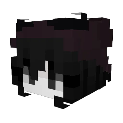 fOcalorq Minecraft avatar head, 3D render