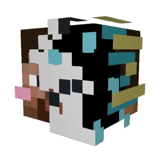 fROGMASTER15YT Minecraft avatar head, 3D render