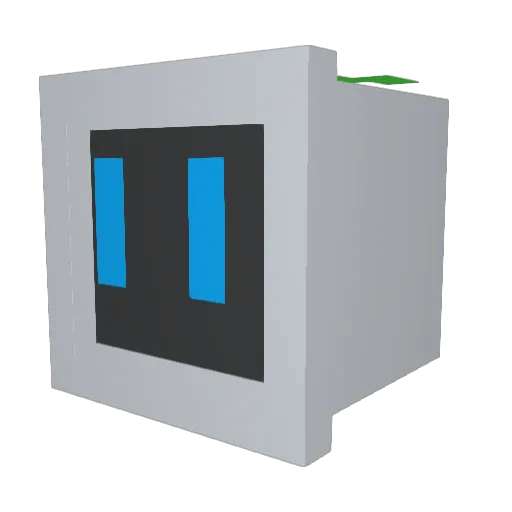 fRobot918 Minecraft avatar head, 3D render