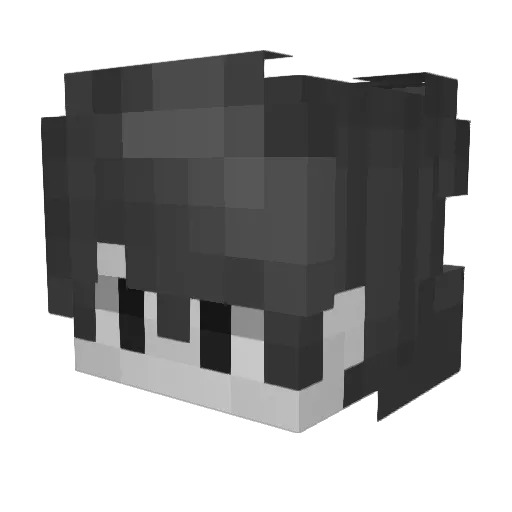 fTUDING Minecraft avatar head, 3D render