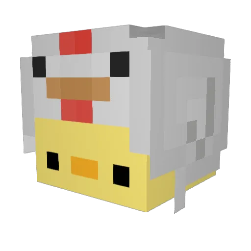 fa_mo0 Minecraft avatar head, 3D render