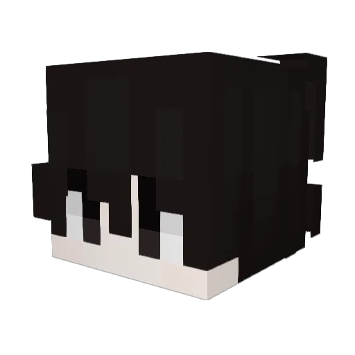 fab0000 Minecraft avatar head, 3D render