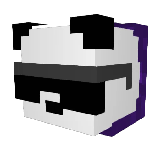 fabE_OpITiIMuZ Minecraft avatar head, 3D render