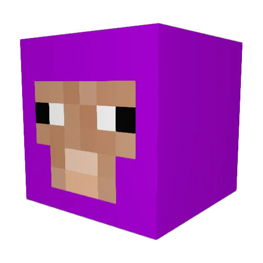 fabbee3 Minecraft avatar head, 3D render