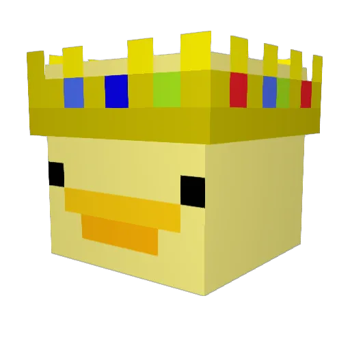 fabergsasi Minecraft avatar head, 3D render
