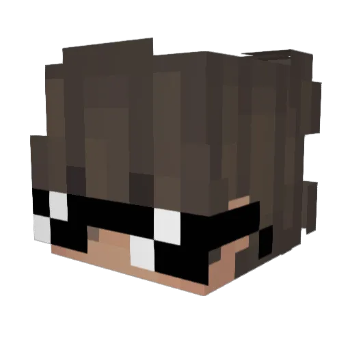 fabi2014mc Minecraft avatar head, 3D render