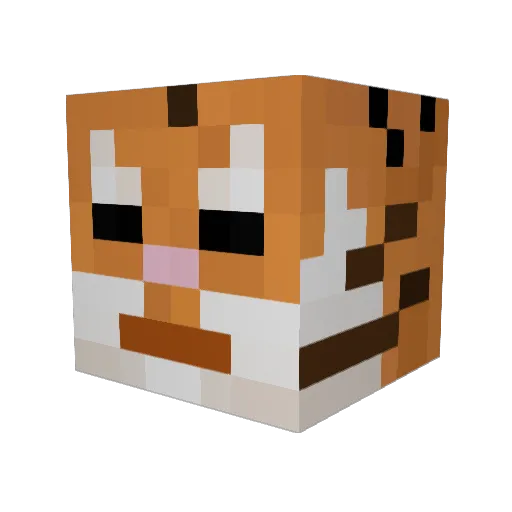 fabian_eiter Minecraft avatar head, 3D render