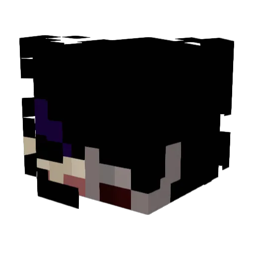 fabianeQ235 Minecraft avatar head, 3D render