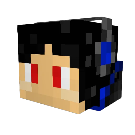 fabinho70 Minecraft avatar head, 3D render