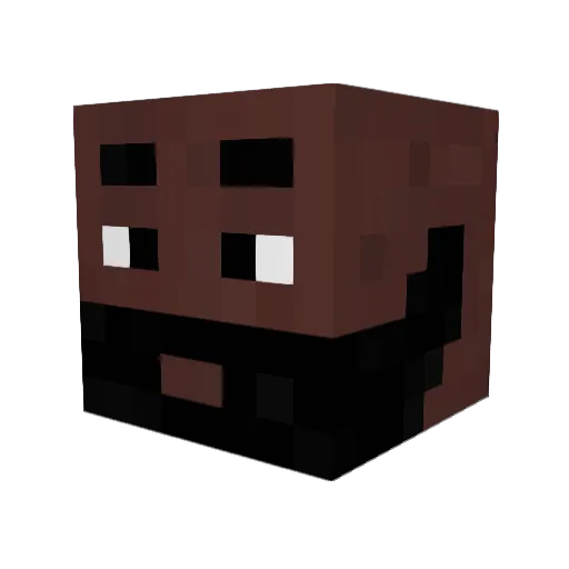 fabinho77 Minecraft avatar head, 3D render