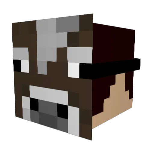 fabio141669 Minecraft avatar head, 3D render