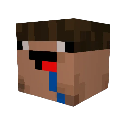 fabio_guter Minecraft avatar head, 3D render