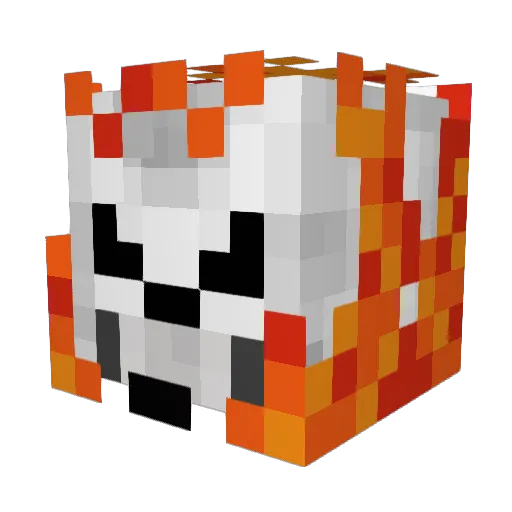 fabiosan Minecraft avatar head, 3D render