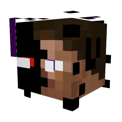 fabistorm123 Minecraft avatar head, 3D render