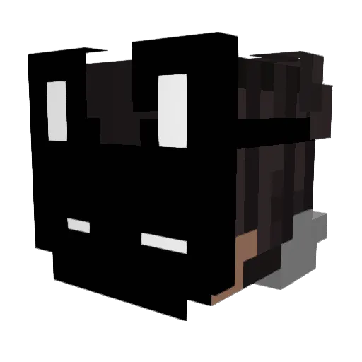 fabricio_fer Minecraft avatar head, 3D render