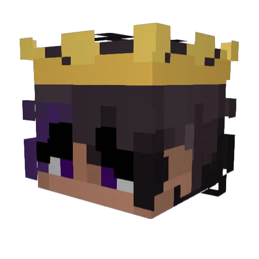 fabxx45 Minecraft avatar head, 3D render
