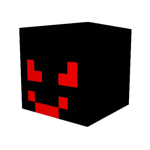 facebil Minecraft avatar head, 3D render