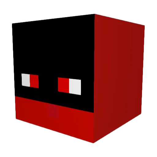 facebreaker12 Minecraft avatar head, 3D render