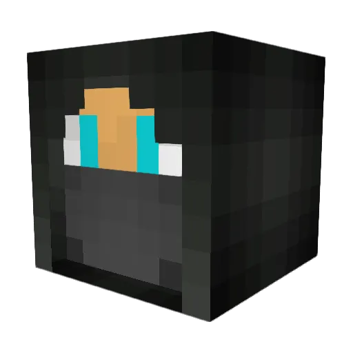 facebreaker Minecraft avatar head, 3D render