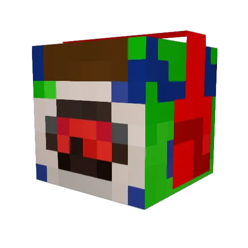 faceofawesome42 Minecraft avatar head, 3D render