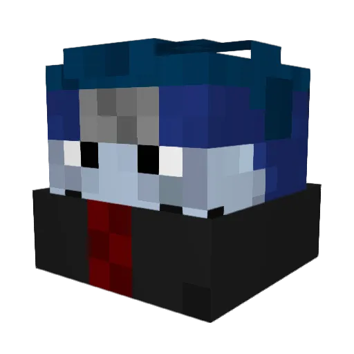 faco57 Minecraft avatar head, 3D render