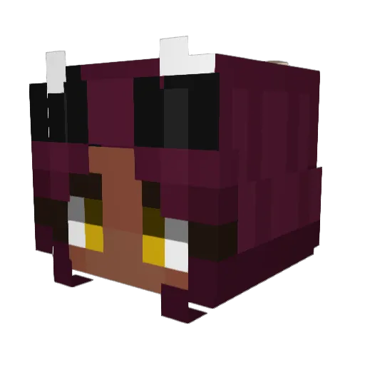 fadedwalrus Minecraft avatar head, 3D render