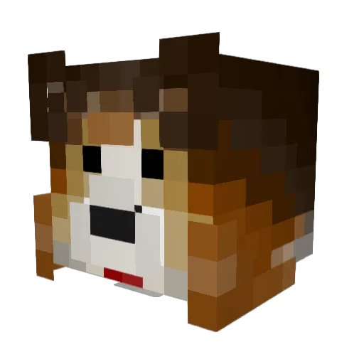 fadeeh Minecraft avatar head, 3D render