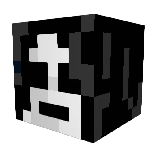 fadeyx Minecraft avatar head, 3D render