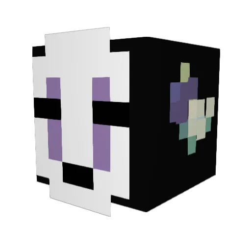 fadingflame101 Minecraft avatar head, 3D render